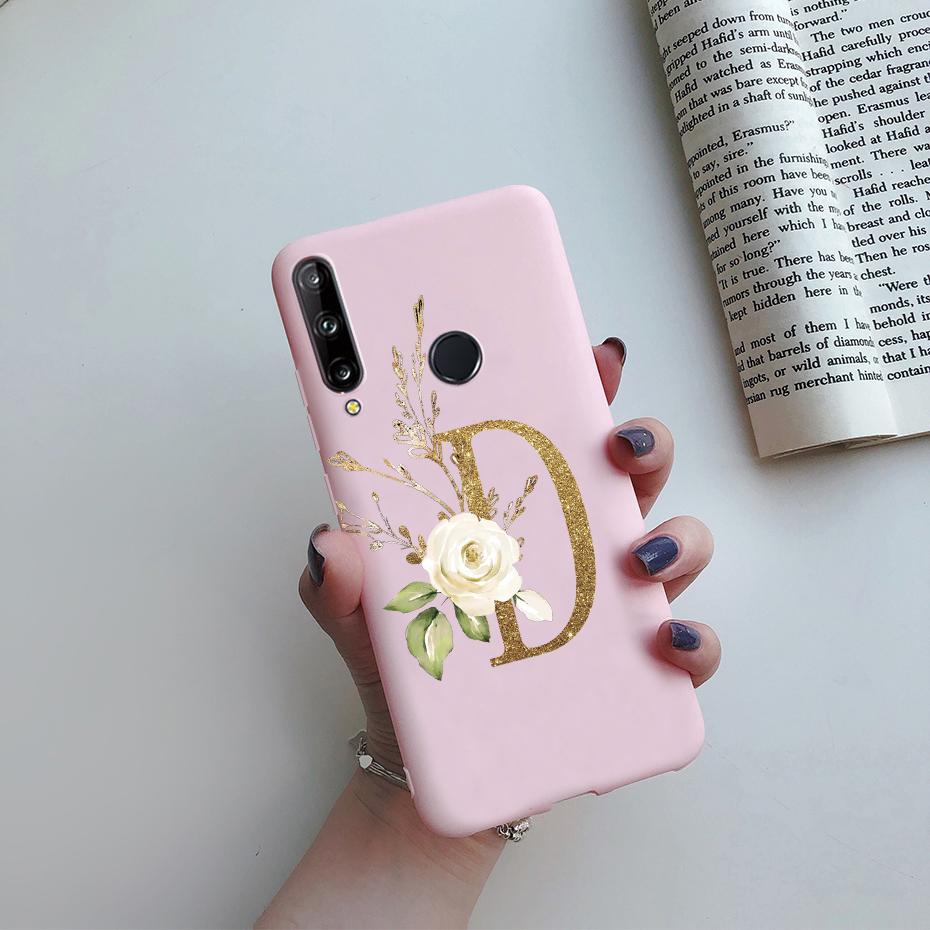 Чехол для Huawei Y7P Y6P Милые буквы Мягкий силикон Задняя крышка Для Huawei Y8P Y7P Y6P Y5P Чехлы для телефонов Y 6P Y 7P 8P Y 5P 2020 Чехол