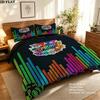 Sprunki Pattern Bedding Home Decoration Birthday Gift ( 1 duvet cover + 2 pillowcase, without core),fan merchandise.