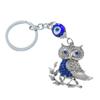 Цинк цинк цинковый сплав голубой глаз сова брелок сова сглаза брелок сова сглаза ювелирные изделия подарок