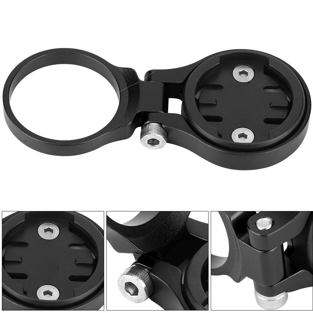 Велосипедный регулируемый держатель для крепления на вынос руля для компьютера Garmin Edge 1000 820 810 520 GPS (черный)