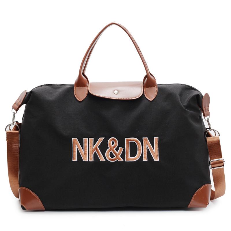 Travel bag large capacity casual fashion women's tote bag portable fitness training business trip trendy cool storage duffle bag