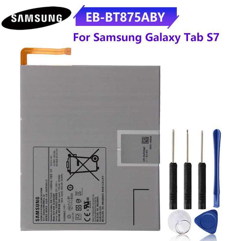 Original Replacement Battery EB-BT975ABY EB-BT875ABY For Samsung Galaxy Tab S7+ SM-T976B SM-T970 Galaxy Tab S7 SM-T875 Tablet Battery