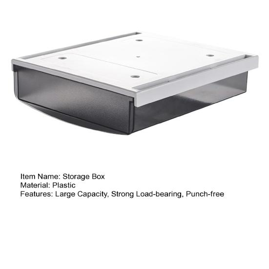 Отличный ящик для хранения под столом, выдвижной дизайн, сохраняет порядок, прочный, несущий домашний школьный стол, ящик, поднос для карандашей, офисные принадлежности