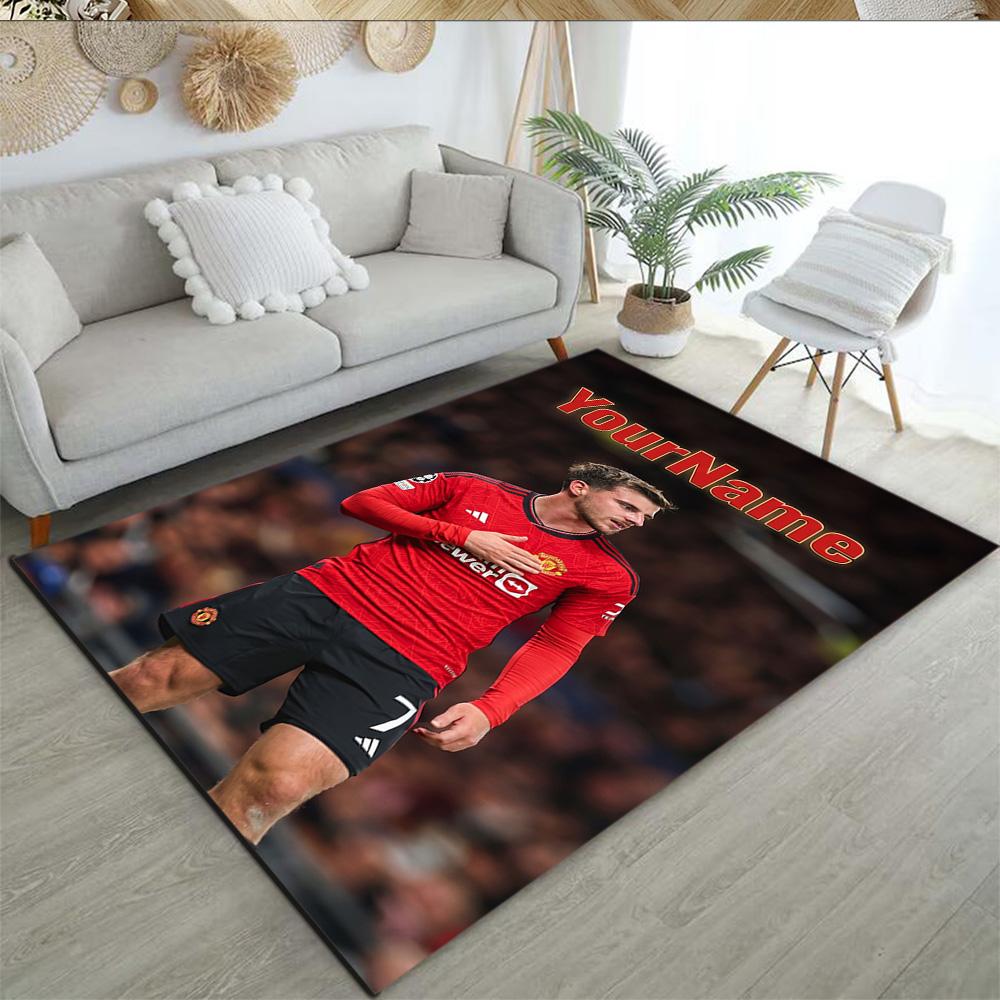 Manchester Customize Text Area Rug Perfect for Hallway Playrooms Foyer Study room Antislip Carpet Office home decor Wedding Party Gift