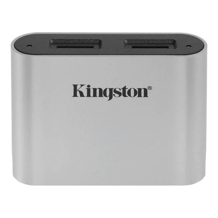 Kingston Хаб / внешний USB 3.1 кардридер (Ген 1) серебристо-черный