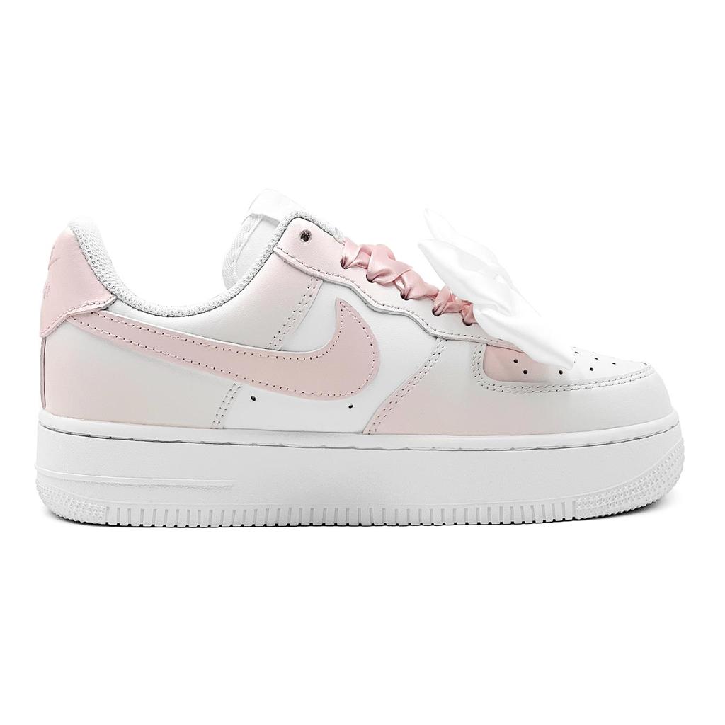 Nike Air Force 1 Air Force 1, Счастливое Сердце, Девическая Лента, Сердце, Нескользящие И Дышащие Низкие Кроссовки Для Пары DH2920-111(TeamS-S-BOX)
