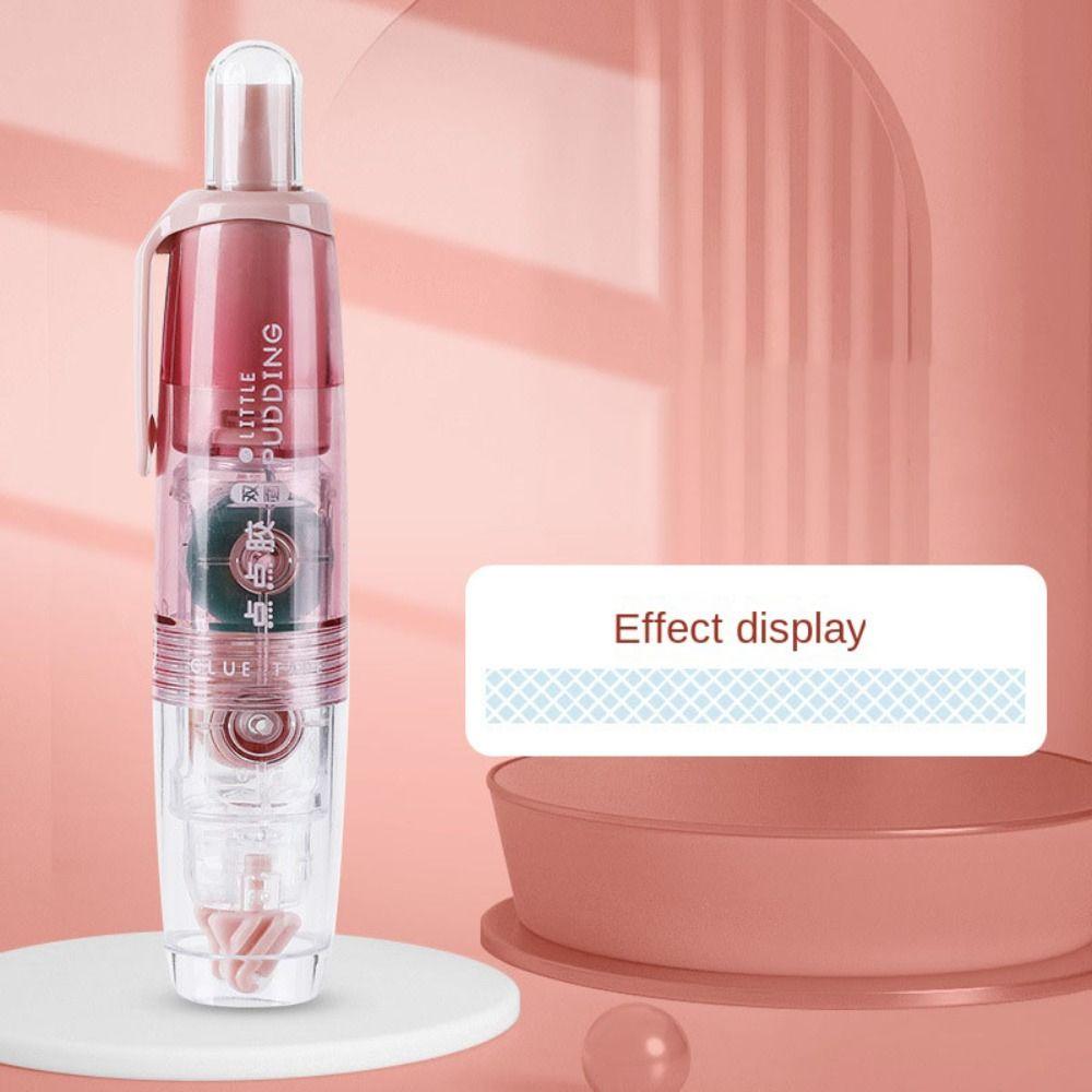 Press-type Dispensing Glue Eraserable Double-Sided Glue Portable School Supplies Students