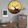 Простые роскошные креативные современные настенные часы с подсветкой для дома, гостиной, модного украшения, простой художественной атмосферы для спальни