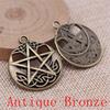 Hollow Pentagram Charms Pendant For Bracelet Necklace Jewelry Making Craft Findings