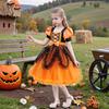 Halloween Children Pumpkin Costume Girls Witch Cosplay Party Performance Costume 8629  Little Girl's Favourite Dress Dresses