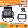 9,7-дюймовый вертикальный экран Tesla Android для Honda Fit Jazz City 2002 Автомобильный радиоприемник GPS-навигатор Мультимедийный проигрыватель Carplay
