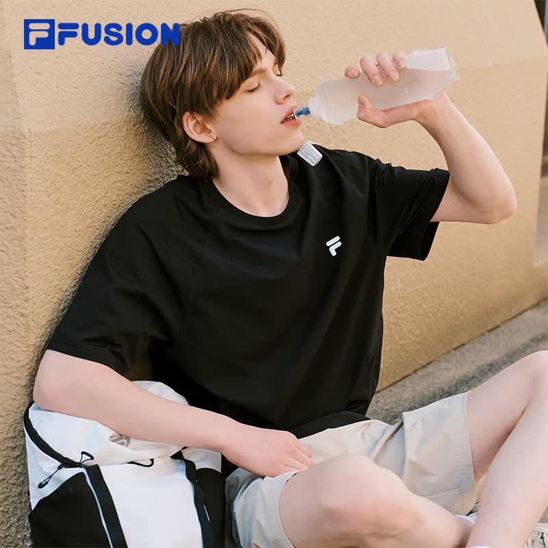 FILA FUSION Unisex Dopamine Knit Short Sleeve T-Shirt