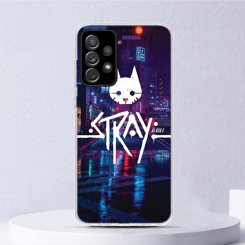 Мягкий чехол Stray Cat Game для Samsung Galaxy A16 A15 A14 A13 A56 A55 A54 A53 Чехол для телефона A26 A36 A25 A35 A24 A34 A23 A33 A15 A14