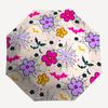 1pc Spiderweb floral pattern Automatic Folding Umbrella. Portable collapsible design, Best  birthday festival gift yy250924133