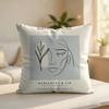 Henri MMatisse Nordic Art Cushion Cover Silky Short Plush Invisible Zipper Dustproof Sofa Pillow Case For Home Decor