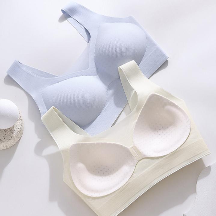 Дышащий и бесшовный бюстгальтер женский красивый бюстгальтер для спины женский тонкий жилет без косточек спортивный бюстгальтер пуш-ап