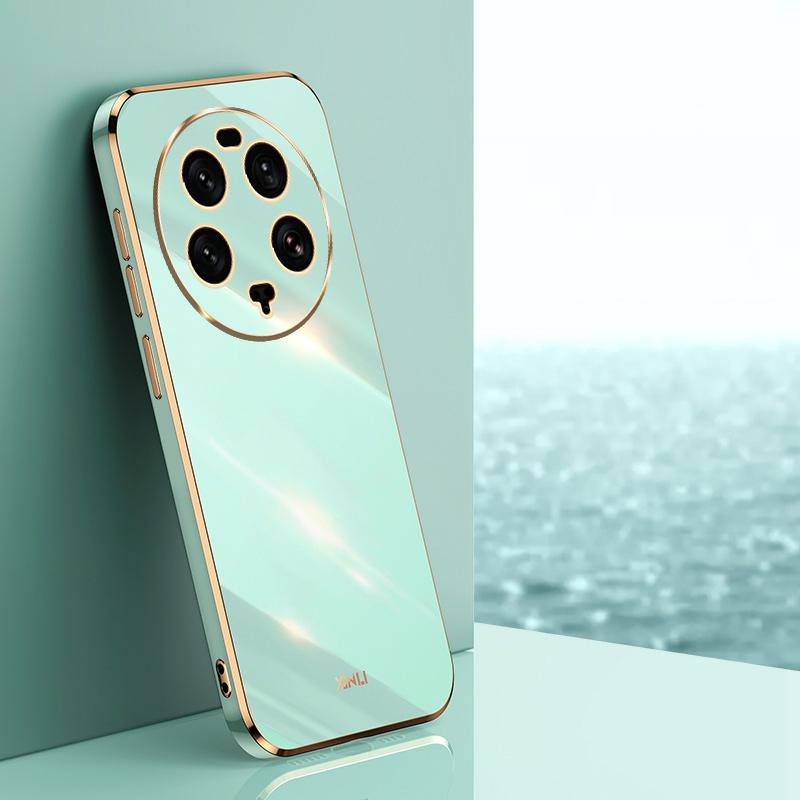For Xiaomi 13 Ultra Case Luxury Square Plating 2304FPN6DC, 2304FPN6DG Phone Case ShockProof Silicone Back Cover Fundas