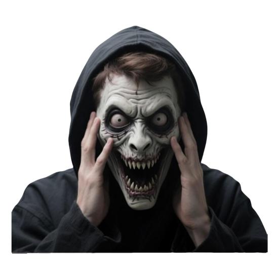 Смешная страшная наклейка-подглядыватель, страшные наклейки на окна, реалистичная наклейка на окно на Хэллоуин, статическое прилипание, подарки-розыгрыши