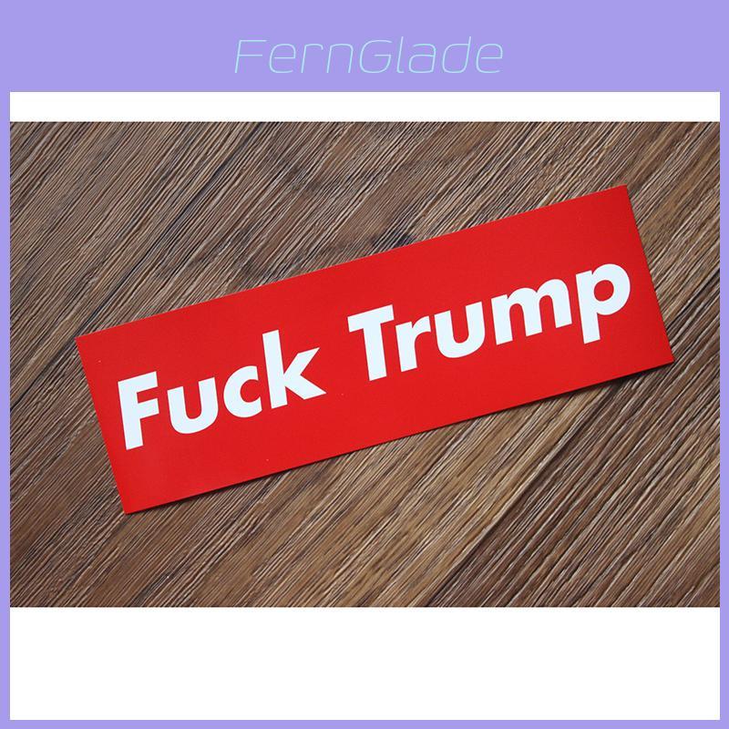 Red Trump Letter Car Motorcycle Vinyl Bumper Decal Sticker President Campaign
