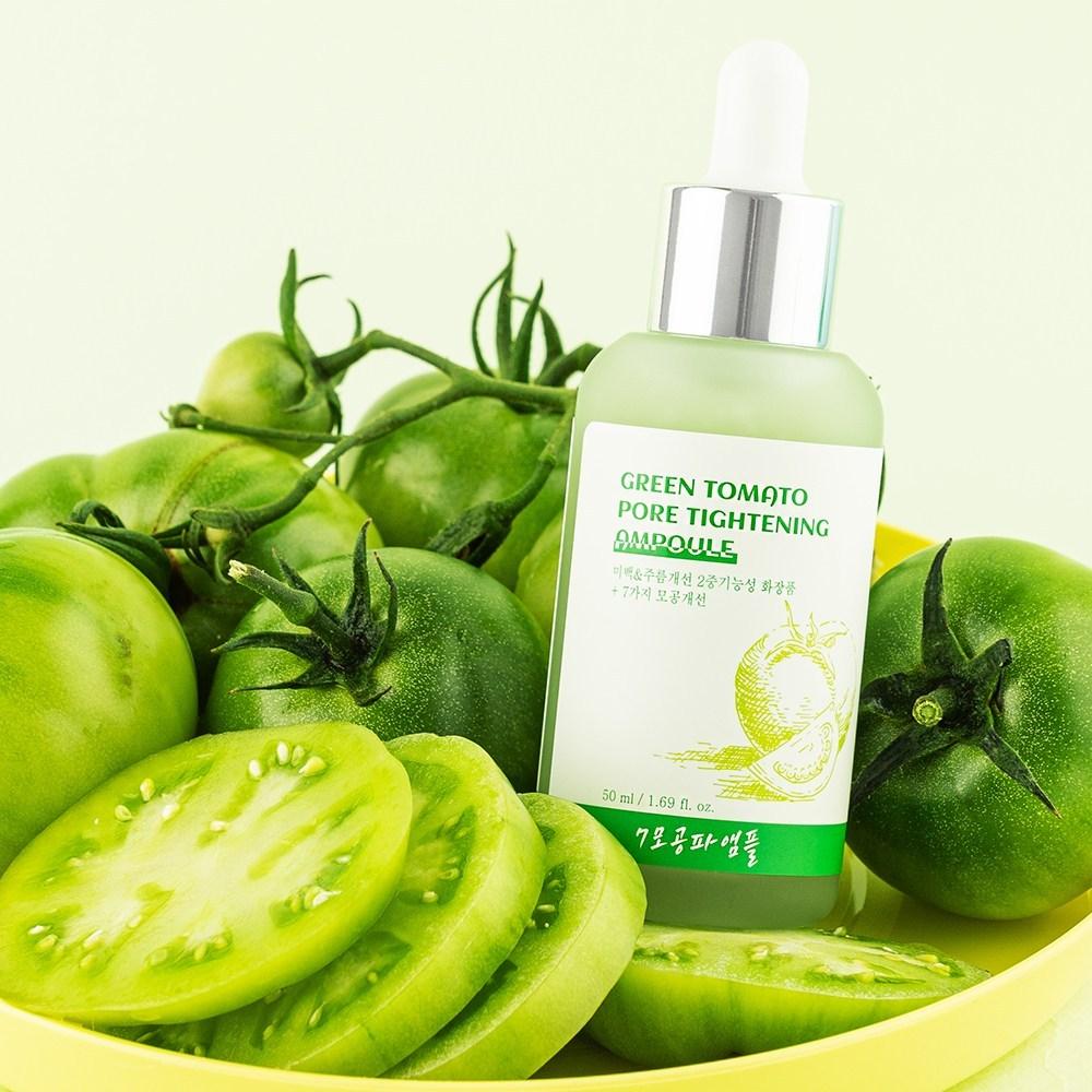 Сыворотка-ампула EasyMind Green Tomato Pore Tightening Pore [7 Pore Wave Ampoule] Большая емкость 50 мл, 2 шт.