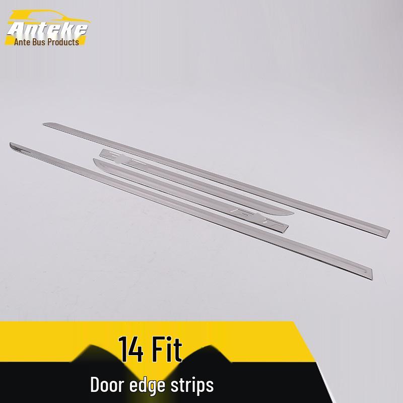 Fits 14 Fit Models: Door Side & Bumper Trim Anti-Scratch Decorative Stickers.