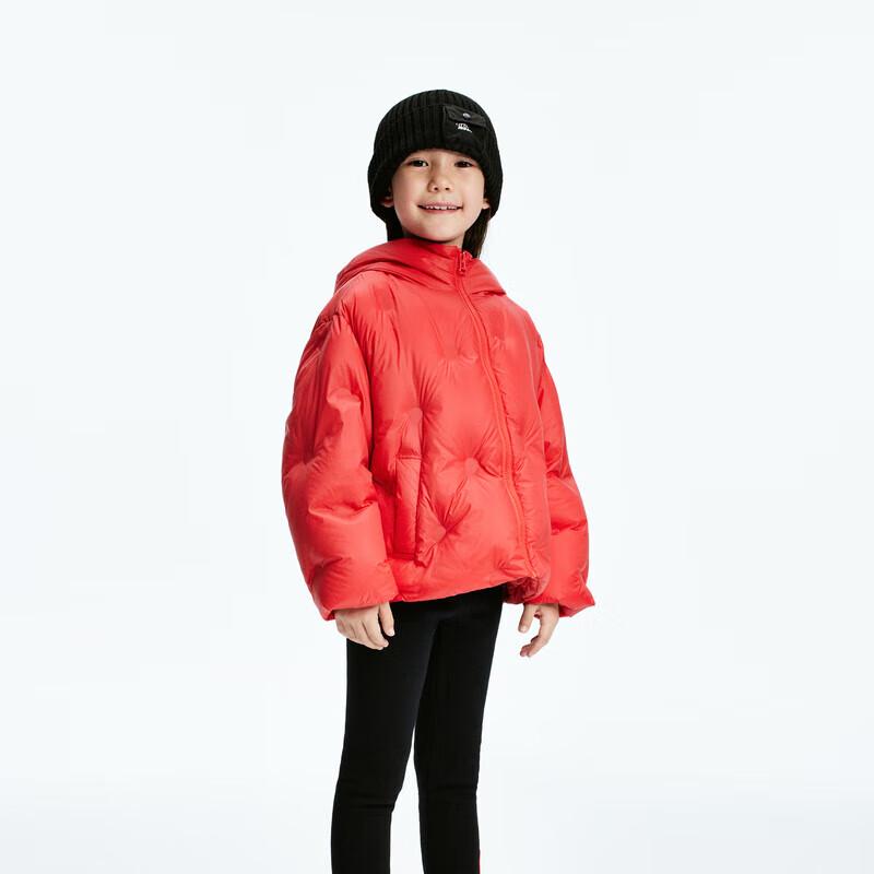 Little MO&Co. Girls' Hooded Duck Down Puffer Jacket