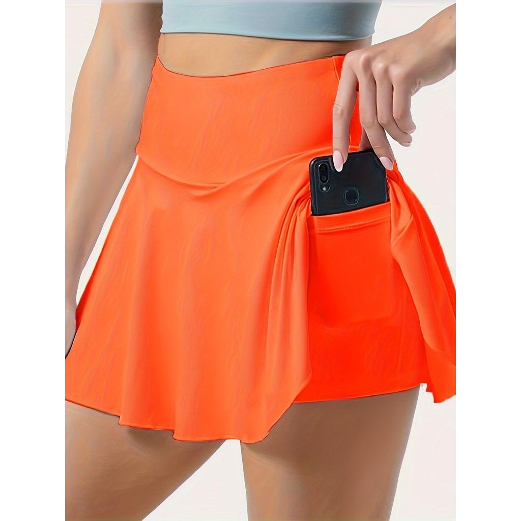 Outdoor Sports Casual Comfortable Versatile Half Skirt, Pleated Skirt Women's Models