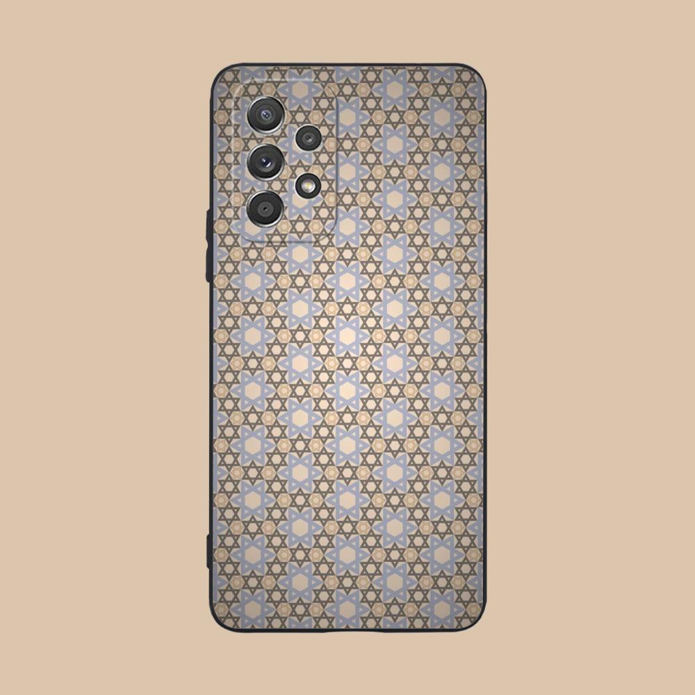 Еврейский чехол для телефона Ханука для Samsung Galaxy M55 54 42 35 34 33 32 23 22 15 14 13 12 F55 5G Цветной чехол Красивый Роскошный