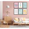 6pcs Colorful Girls Rules Canvas Wall Art Cute Colorful pirational Posters Print Paintings Teen Girls Room Pictures Wall Decor for College Apartment