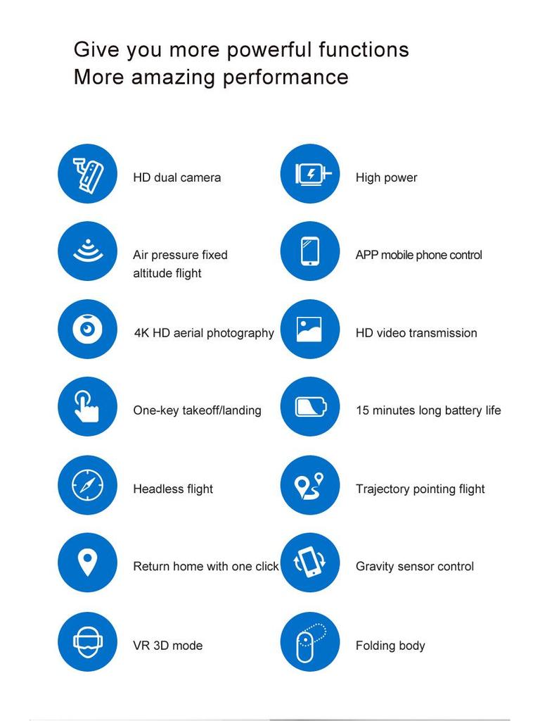 E88 Складной HD Дрон с Двойной Камерой Квадрокоптер для Аэросъемки
