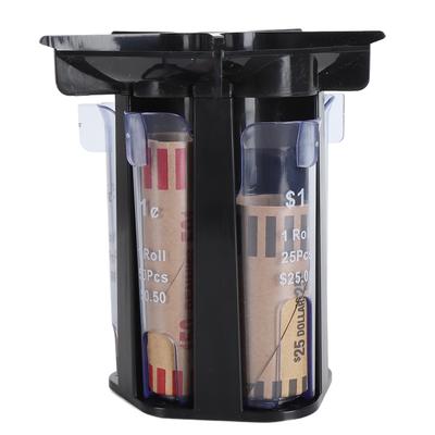 Счетчик монет, сортировщик монет, трубка из АБС-пластика, 5 в 1, органайзер для монет, держатель для счетчика, для быстрой и удобной смены
