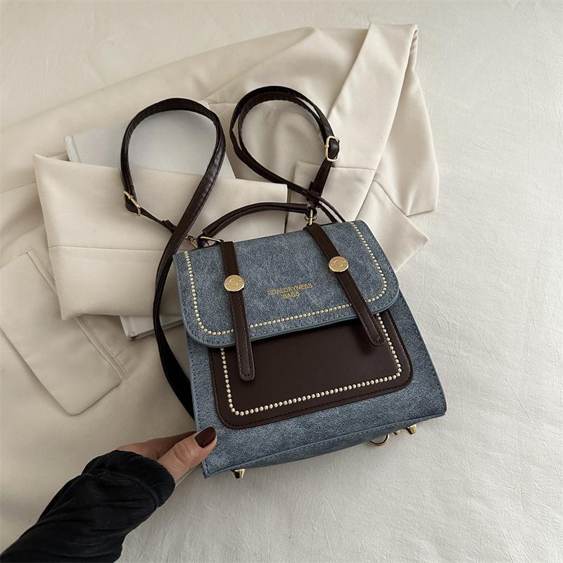 Ретро Повседневная Маленькая Сумка Женский Студенческий Рюкзак Для Школьных Уроков Летняя Новая Модная Тенденция Сумка На Плечо