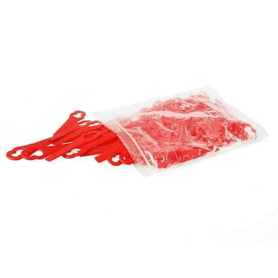 100 шт садовая пластиковая газонокосилка косилка режущее лезвие триммер нож аксессуары