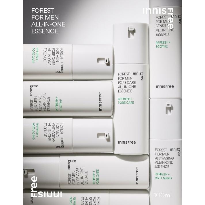 Innisfree Серия «Лес для мужчин» (Универсальная эссенция и очищающая пена для бритья & Fresh Skin & Fresh