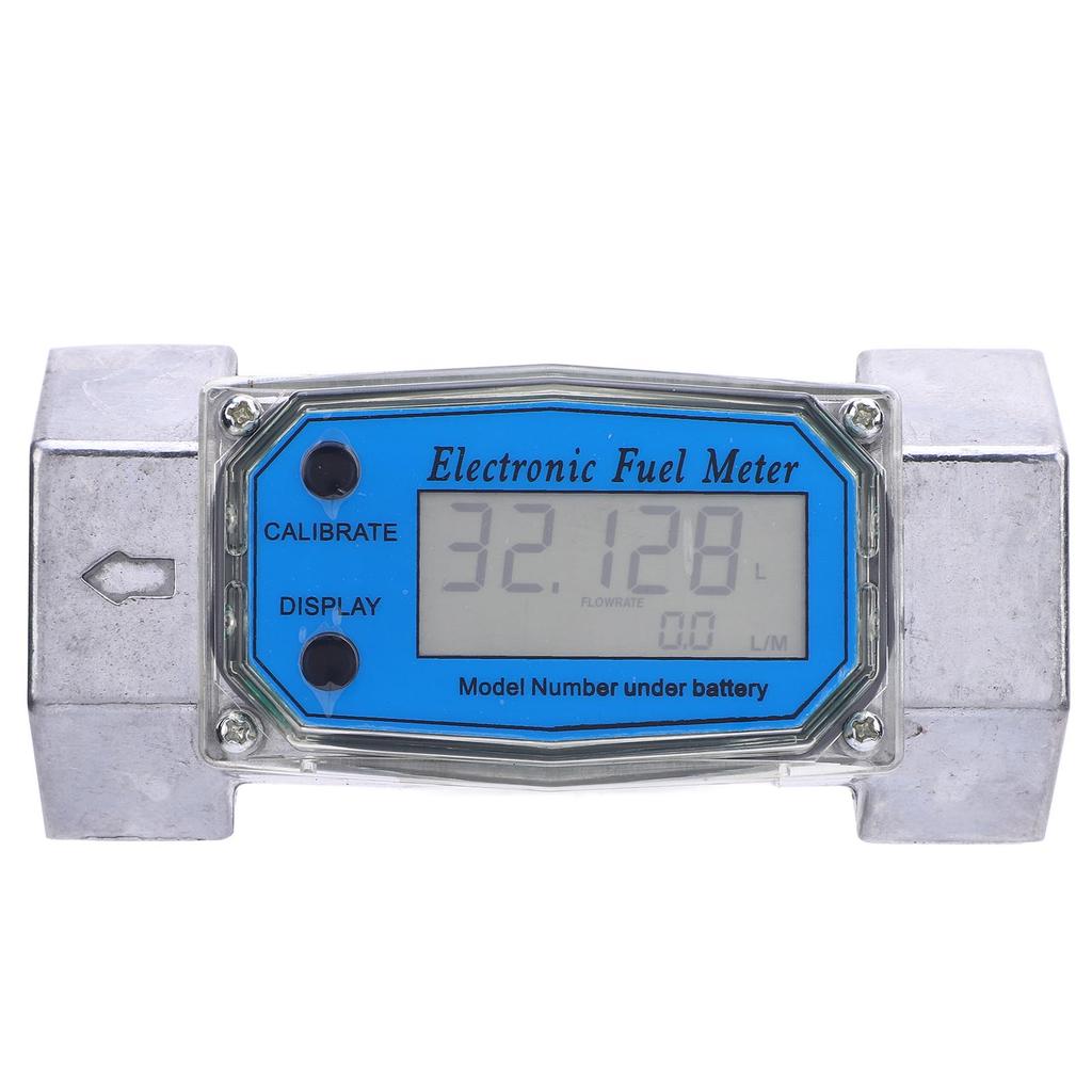 Цифровой расходомер топлива Высокоточный Металлический Многофункциональный Расходомер с несколькими единицами измерения для