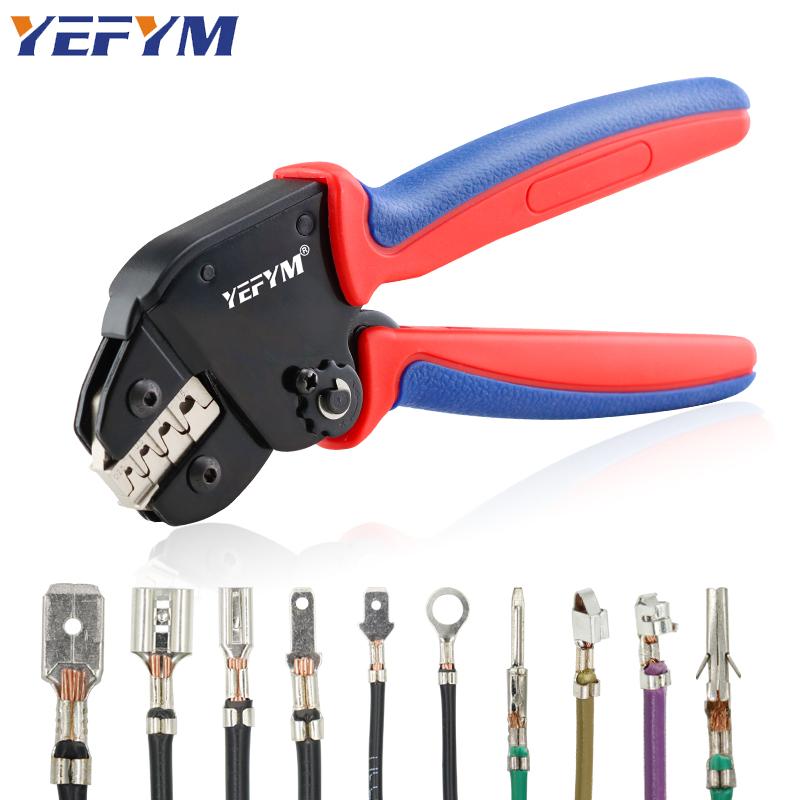 Мини-клещи YM Tools для XH2.54/DuPont2.54/2,8/4,8/6,3/неизолированных/трубных наконечников с храповым механизмом, наборы для обжима 175 мм