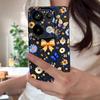 Чехол с цветочным узором и синей бабочкой для Xiaomi 14T 13T 11T Pro Funda Redmi Note 14 13 12 11 Pro 5G 4G Силиконовая крышка с текстурой кожи