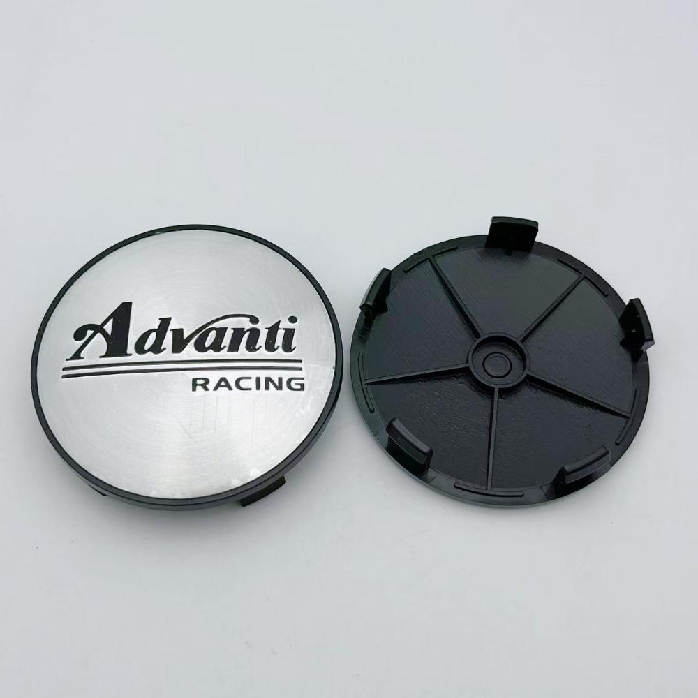 4pcs 68MM ( 63MM I.D ) Advanti  Logo Emblem Car Wheel Center Caps Auto Rim Hubcaps Wheels Hub Center Cover Car Accessories