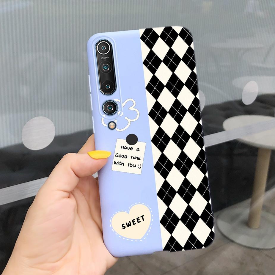 For Xiaomi Mi 10 5G Case Luxury Art Painted Cover Soft Silicone Phone Case For Xiaomi Mi 10 Pro 5G Mi10 Back Cover Bumper 6.67''