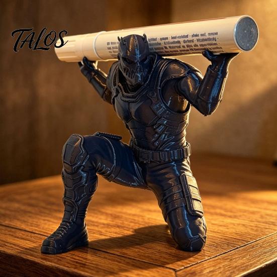 Тактический держатель для ручек Герой, 3D-печатный настольный органайзер, Подставка для карандашей в виде фигурки для офиса, Коллекционный подарок