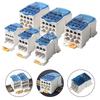Клеммная колодка на DIN-рейку Распределительная коробка 80А 125А 160А 250А 400А 500А Синий