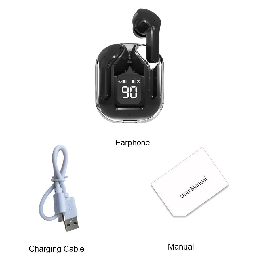 Air31 Tws Беспроводные Bluetooth 5.0 Спортивные Игровые Наушники с Шумоподавлением, Микрофоном и Светодиодным Дисплеем