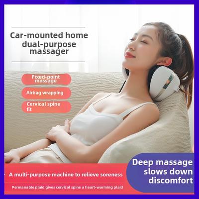 Интеллектуальная беспроводная автомобильная U-образная массажная подушка для шеи, массажер для ног с электрической подушкой безопасности