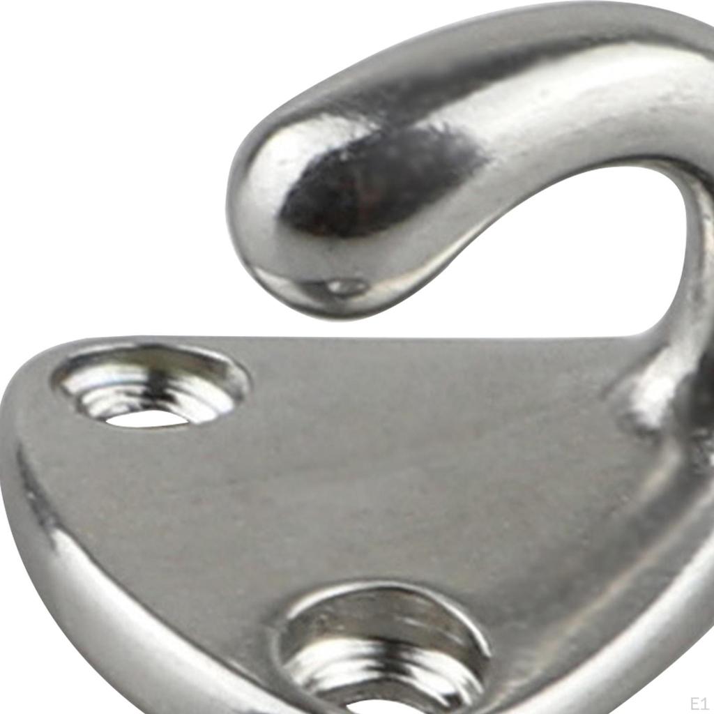 10Pcs Marine Fender Hooks Hanging Ship Hardware Coat Parts Wall Mounted Boat