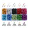 Fashion 6mm Colorful Alloy Open Jump Rings Split Rings Connectors Necklace Bracelet DIY Jewelry Making Accessories 1000Pcs/box