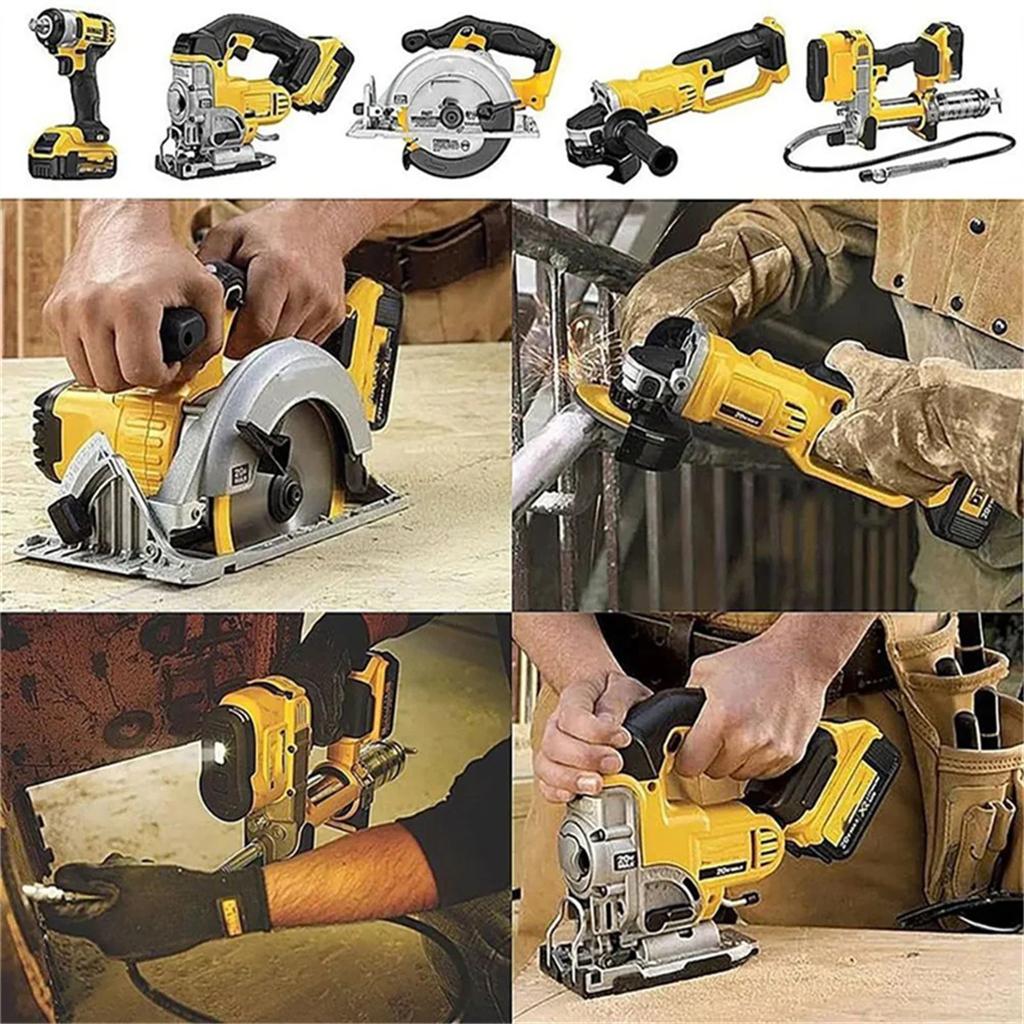 Для Dewalt 18 В/20 В аккумуляторные электроинструменты аксессуары электроинструменты, литиевая батарея замена DCB200 DCB184 серии + зарядное устройство