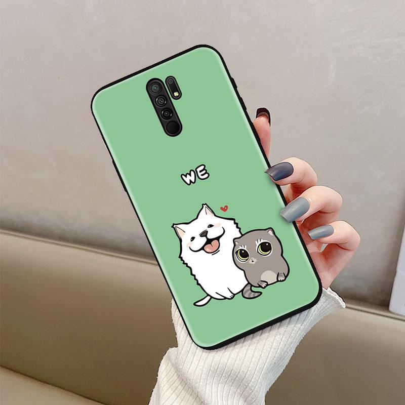 Cartoon Puppy Kitten Bunny Animal Pattern Soft Silicone Phone Case for Samsung Galaxy A50s IPhone Huawei Xiaomi Redmi Note 8 9 10 Pro OPPO Nokia Cover