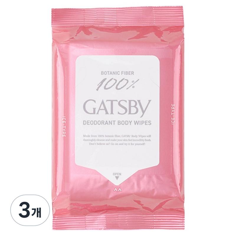 Бумажные салфетки для тела Gatsby «Ледяной персик», 30 шт., 203,7 г, 3 шт.