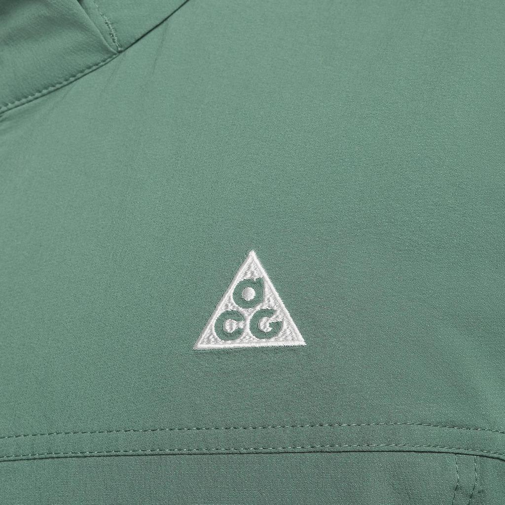 Nike ACG Sun Farer Solid Color Stand Collar Zip Hooded Jacket Men Jackets Vintage-Green DH3104-361
