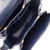 CELINE Old Celine Shoulder Bag Macadam Horse Hardware vintage Navy blue canvas/leather Women Used